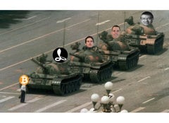 Bitcoin against enemies