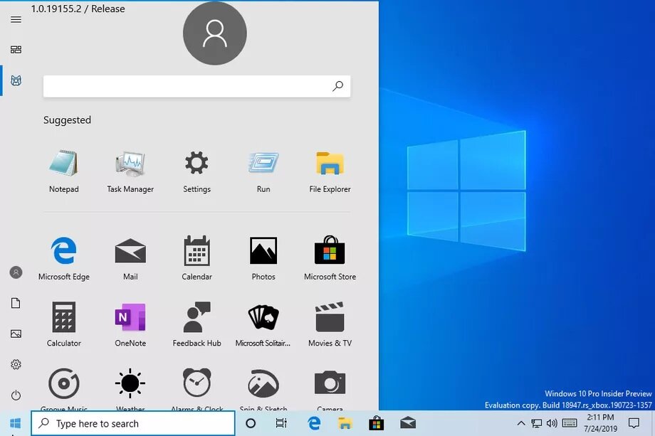 Η Microsoft αποκαλύπτει κατά λάθος ένα νέο μενού έναρξης για τα Windows 10