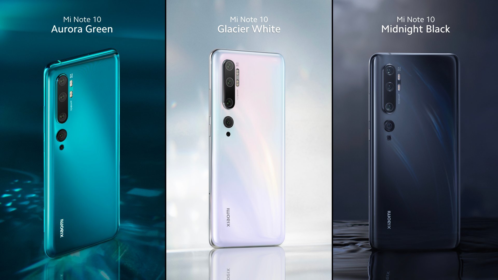 Xiaomi Mi Note 10: Ανακοινώθηκε επίσημα με πενταπλή κάμερα 108MP