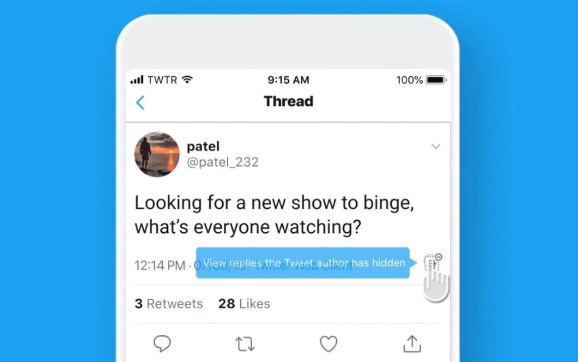 Το Twitter επιτρέπει πλέον να κρύβεις απαντήσεις στα tweets