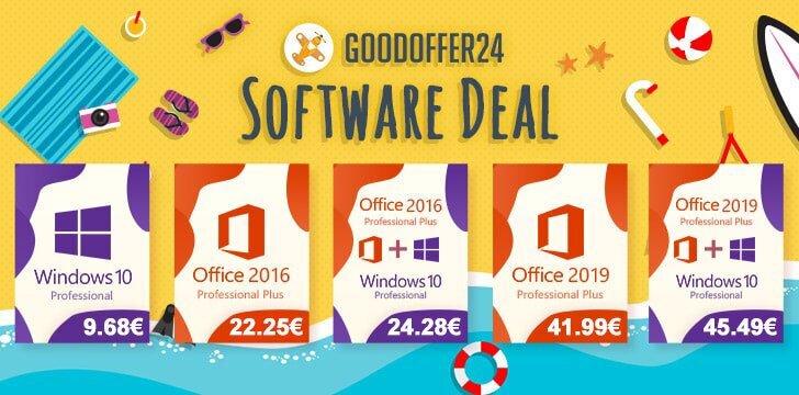Windows 10 Pro με 9,68 € από το GoodOffer24