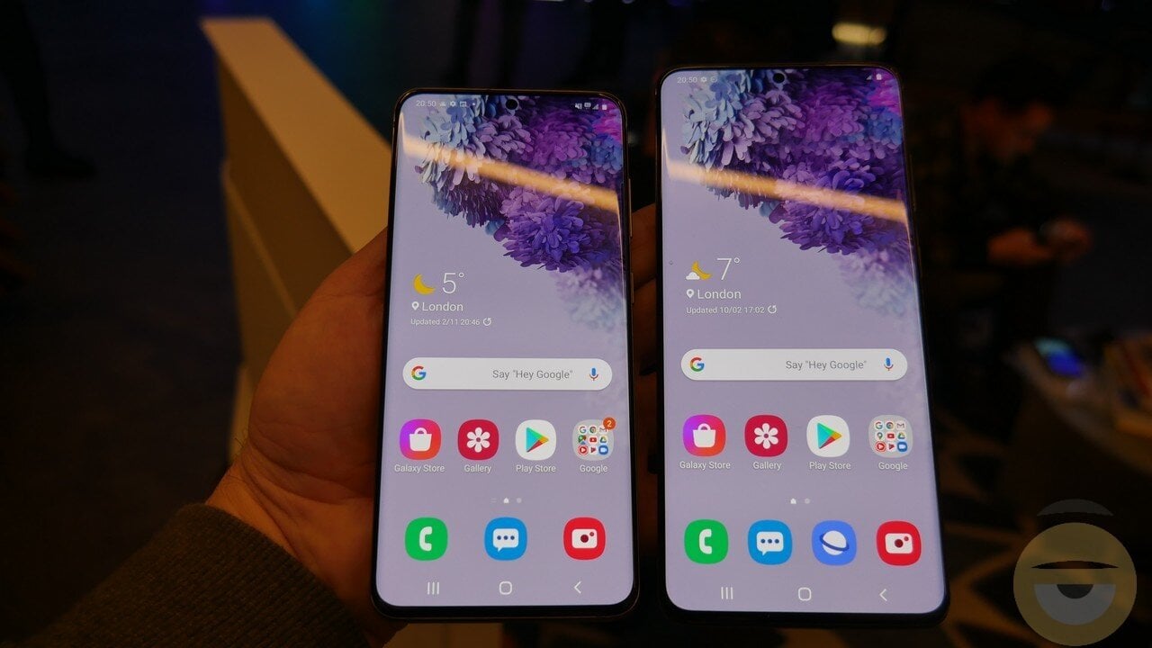 Κορυφαία Samsung Galaxy S20 και S20+ με οθόνες Dynamic AMOLED 120Hz και κάμερες 64MP