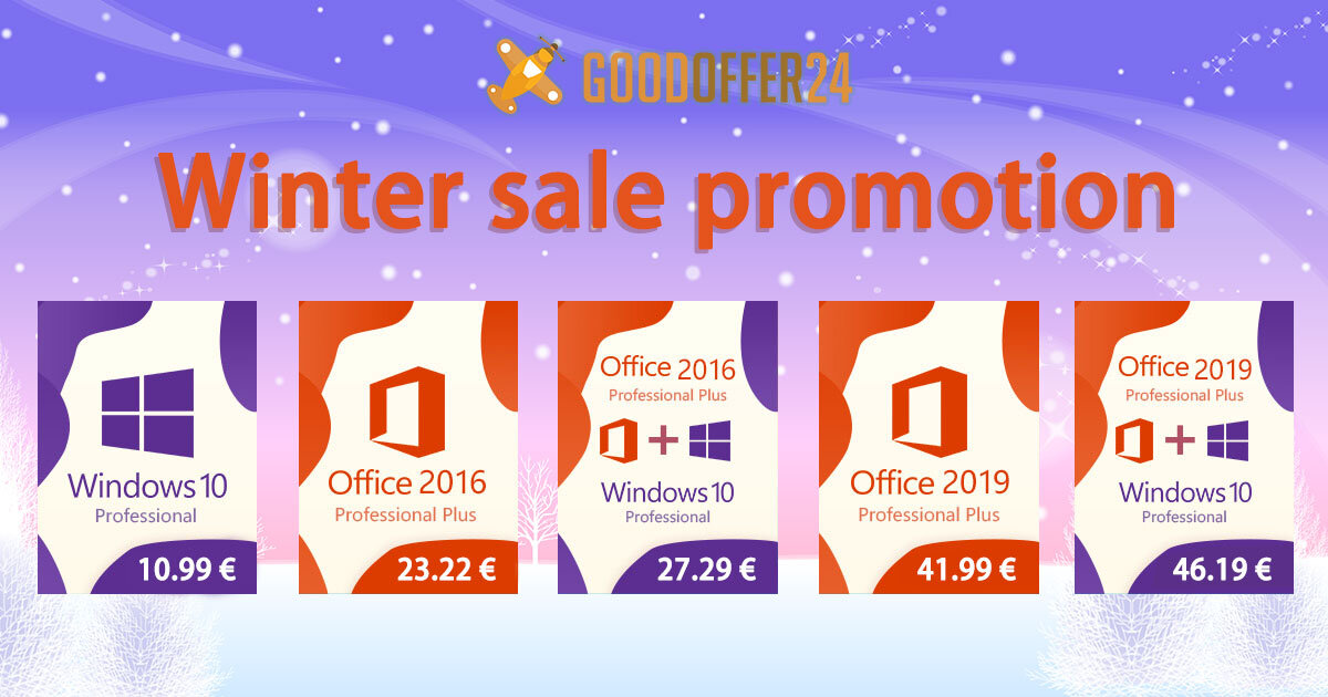 Windows 10 Pro με 10,99€ από το GoodOffer24