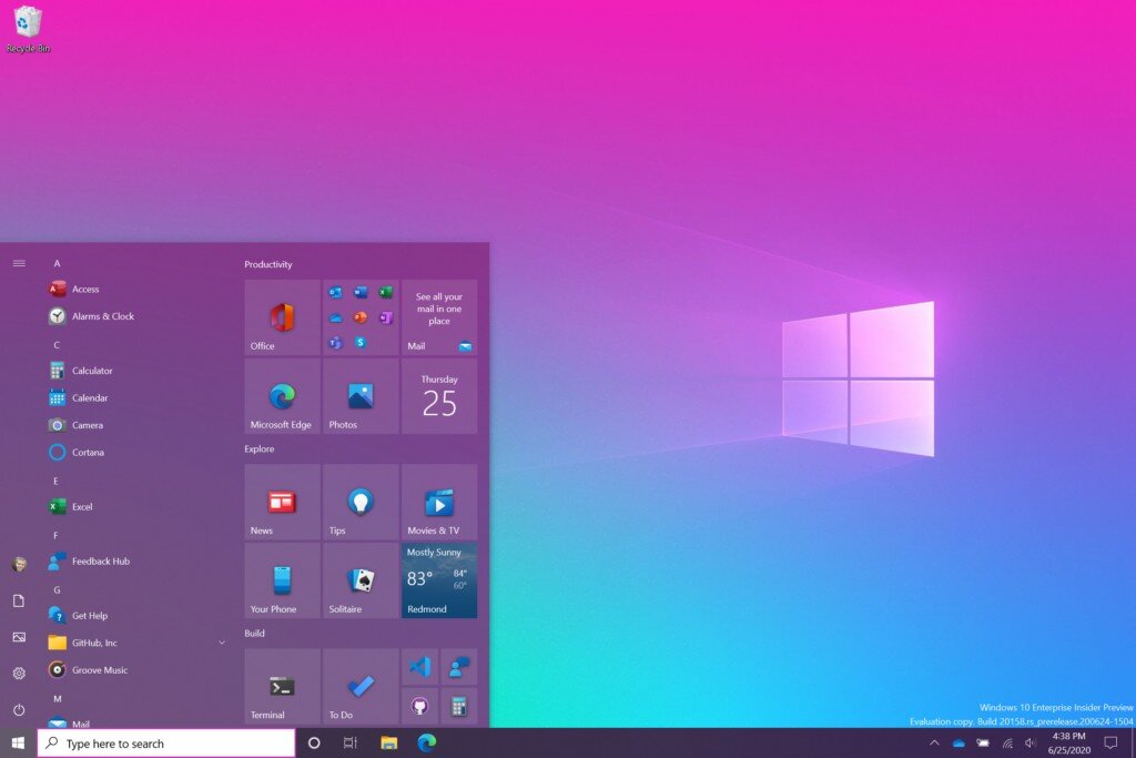 Αλλαγές στο Start Menu και στο Alt+Tab έρχονται στα Windows 10