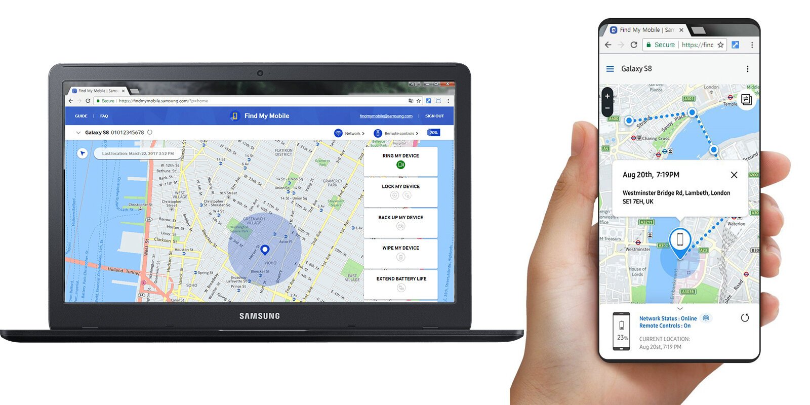 Το Find My Mobile της Samsung πλέον λειτουργεί ακόμα κι όταν η συσκευή είναι εκτός δικτύου