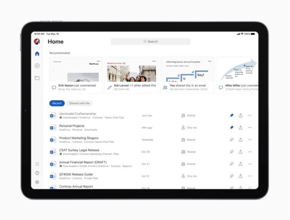 Το Office στο iPad αποκτά υποστήριξη mouse & trackpad