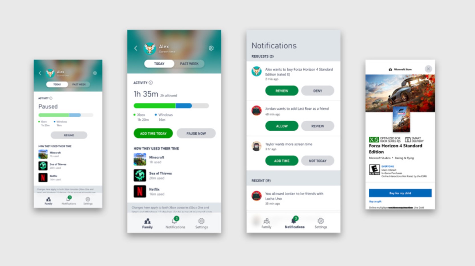 Το Xbox Family App δίνει στους γονείς δυνατότητα απομακρυσμένης παύσης παιχνιδιού