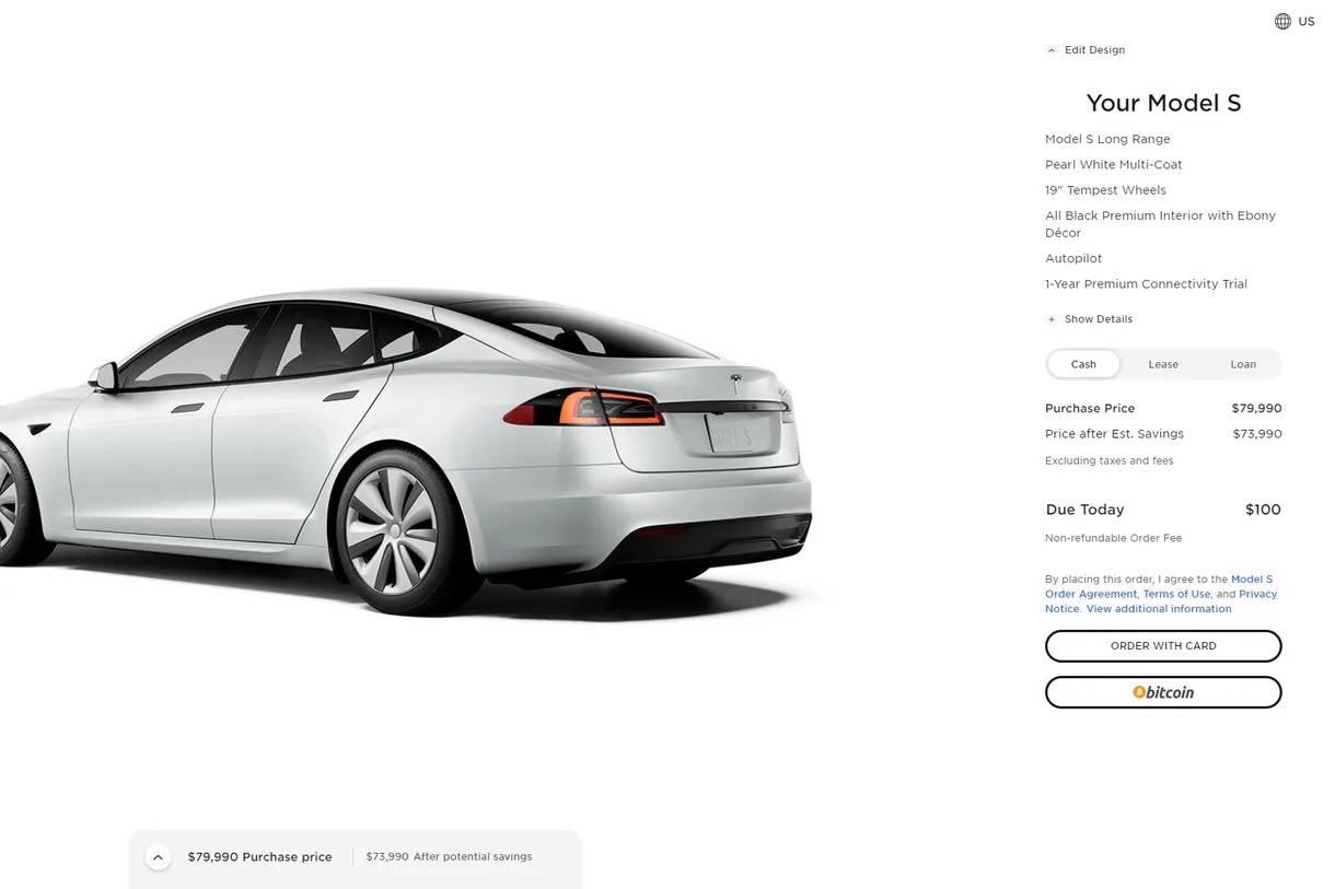 Εφικτή από σήμερα η αγορά Tesla με bitcoin, αρχικά στις ΗΠΑ