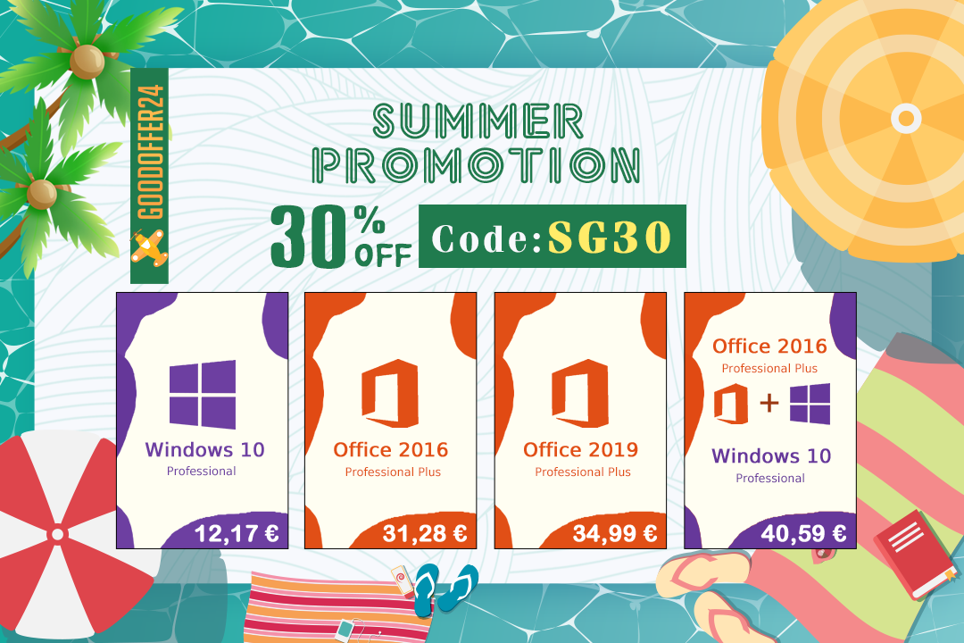 Super Sale Απριλίου: Windows 10 Pro OEM από €12 και Office 2019 από €35
