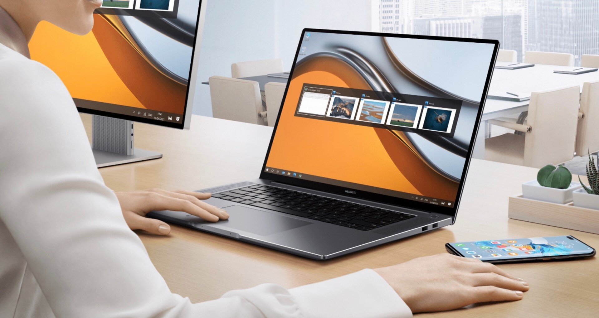 Νέο Huawei MateBook 16 με Ryzen 5800H, οθόνη 16” και μεταλλικό σασί με βάρος κάτω των 2 kg