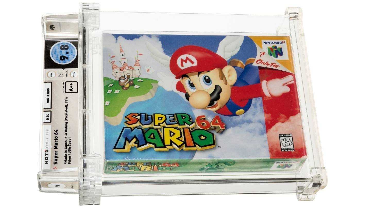 Σφραγισμένο αντίτυπο του Super Mario 64 πωλήθηκε για $1,5 εκατομμύρια σε δημοπρασία