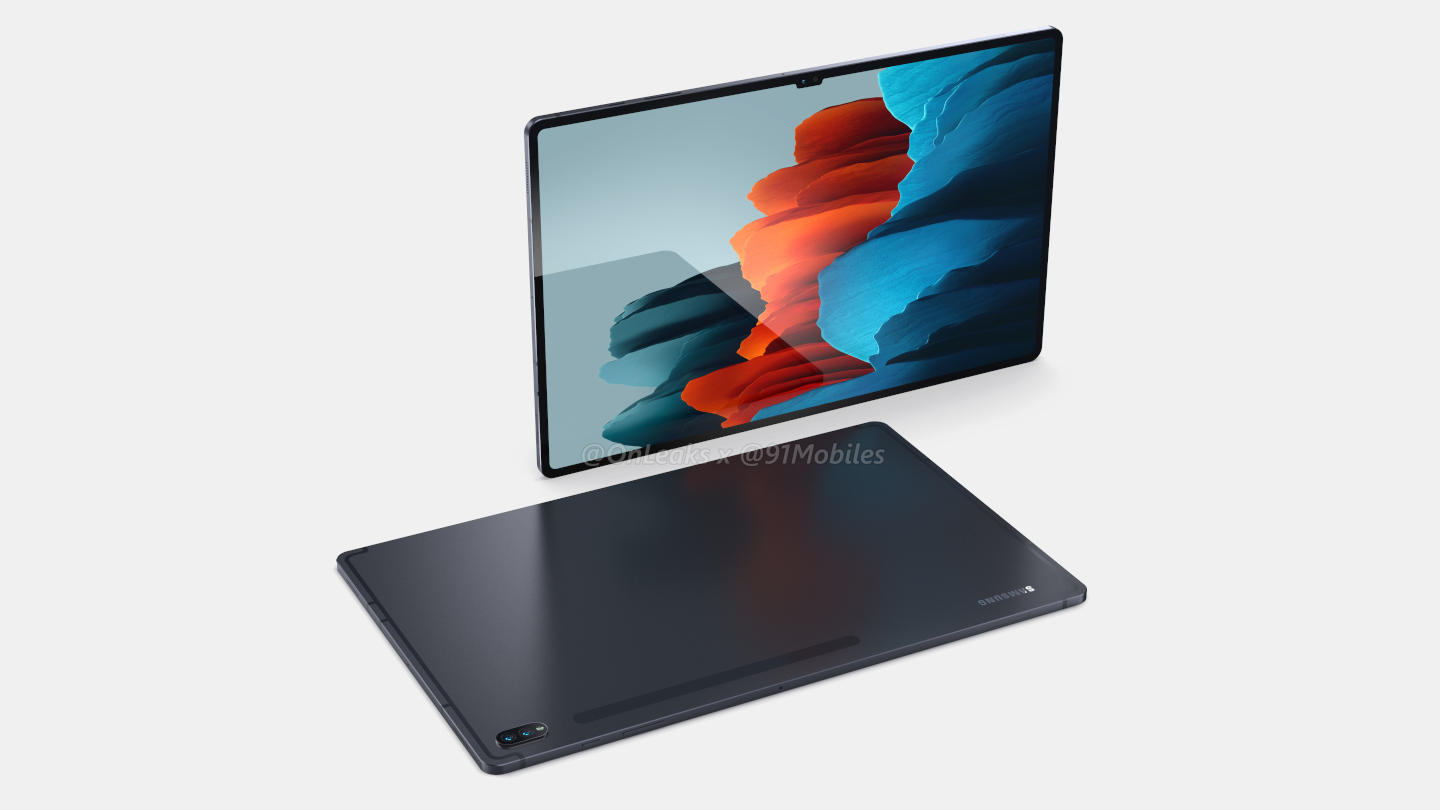 Νέα render της Galaxy Tab S8 σειράς μας δείχνουν το μικρό notch των συσκευών