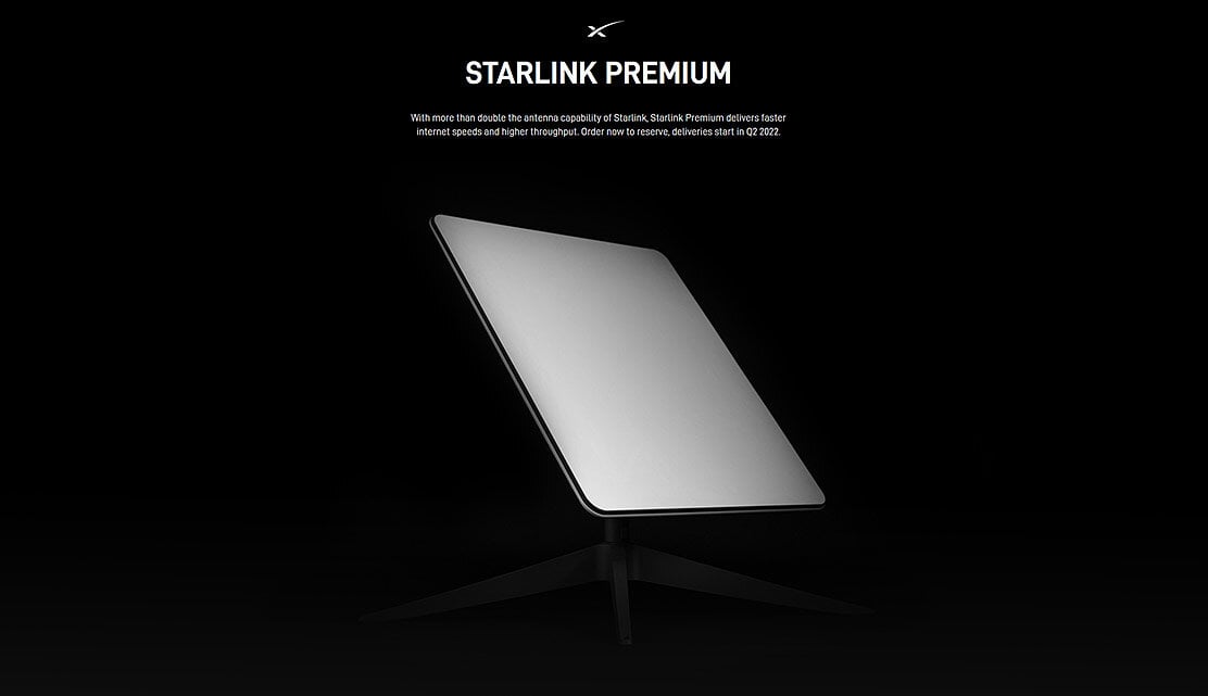 Μηνιαία «premium» συνδρομή $500 στην υπηρεσία Starlink ανακοίνωσε η SpaceX