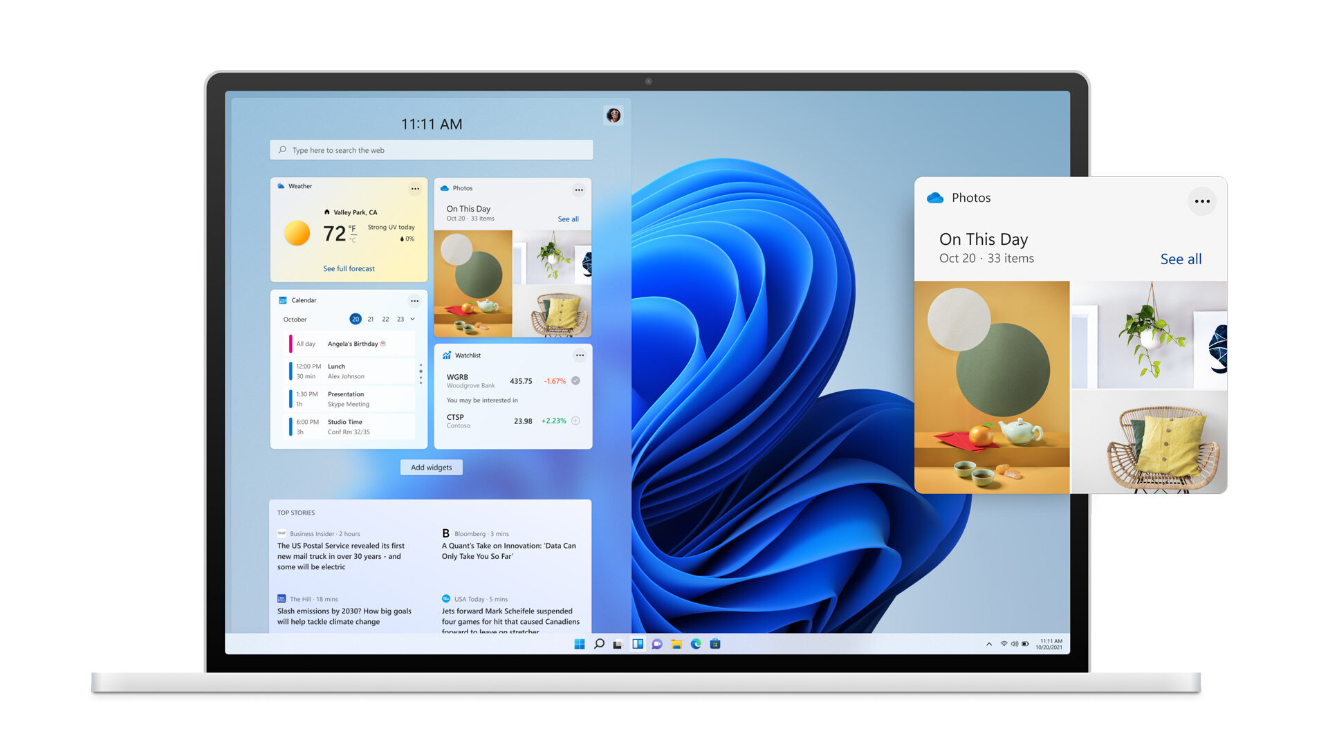 Η Microsoft δοκιμάζει μία βελτιστοποιημένη για tablets έκδοση της γραμμής εργασιών των Windows 11