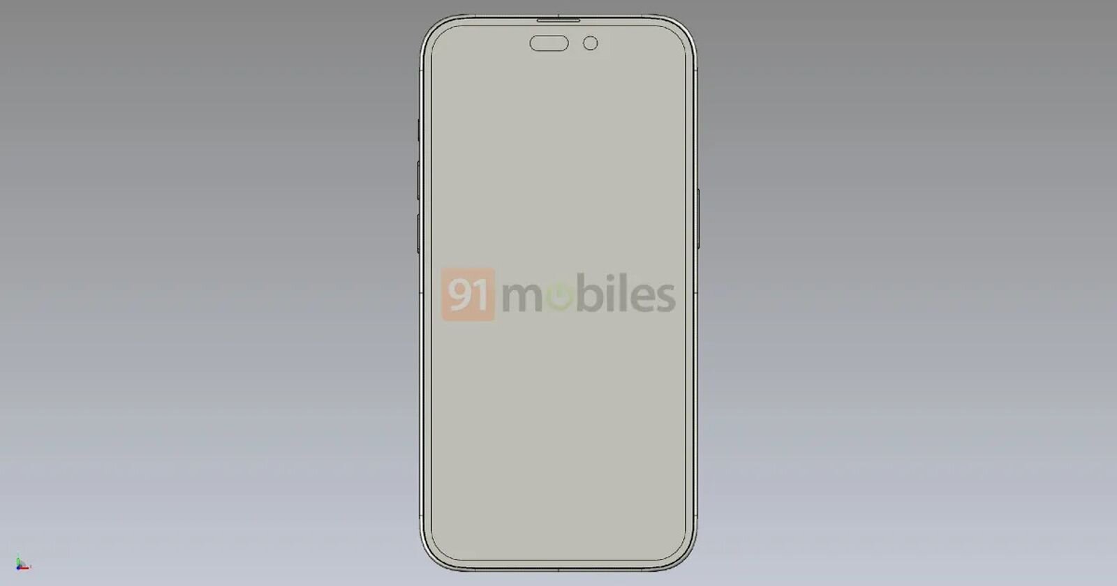 Διαρροή από υποτιθέμενα CAD Renders του iPhone 14 Pro δείχνει την αντικατάσταση του Notch