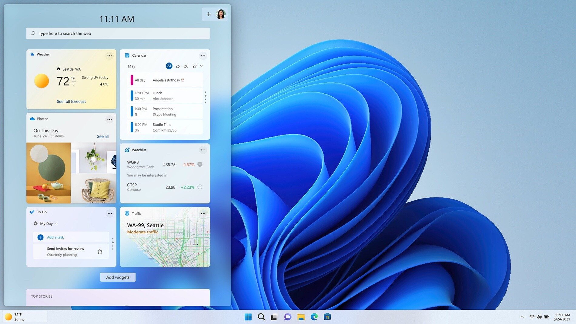 Widgets τρίτων κατασκευαστών έρχονται στα Windows 11
