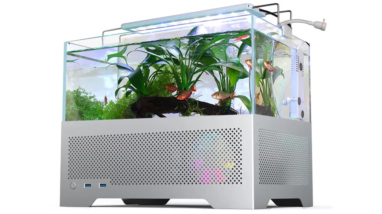 Η Κινέζικη εταιρεία MetalFish συνδύασε ένα κουτί υπολογιστή με ένα… ενυδρείο