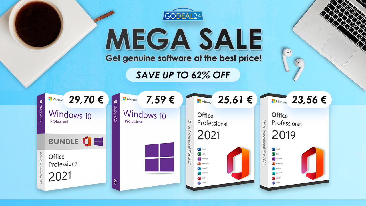 Αποκτήστε το Microsoft Office 2021 Pro για πάντα μόνο με 25,61€ καθώς και άλλα προγράμματα με έκπτωση έως και 62%