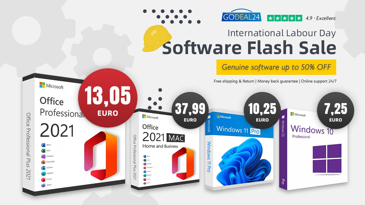 Αγοράστε το MS Office 2021 (lifetime) από 13,05€, και τα γνήσια Windows με μόλις 6,12€ από το Godeal24!