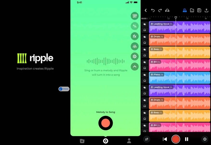 Το Ripple είναι μια AI εφαρμογή από το δημιουργό του TikTok για σύνθεση μουσικής με απλό τρόπο