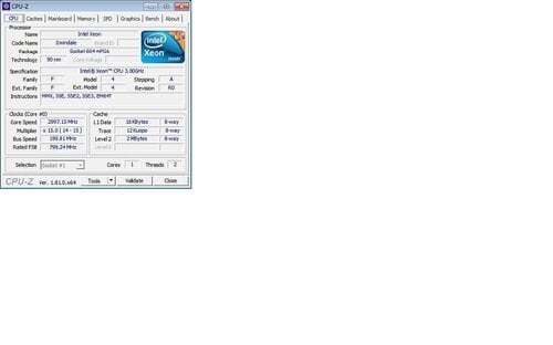 Περισσότερες πληροφορίες για "Intel Xeon 3GHz for server με την ψύκτρα του"