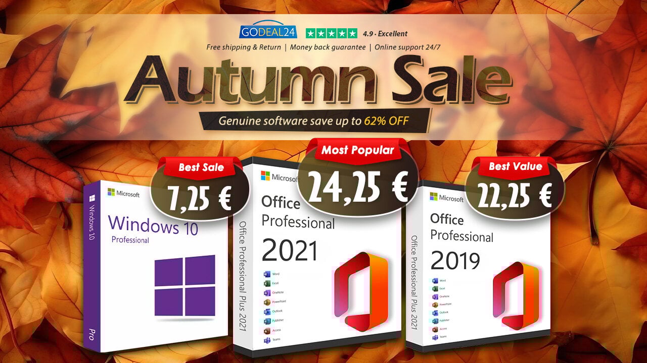 Ασφαλές Office 2021 Professional Plus Κλειδί με μόλις 24,25€. Εξοικονομήστε έως και 90%.