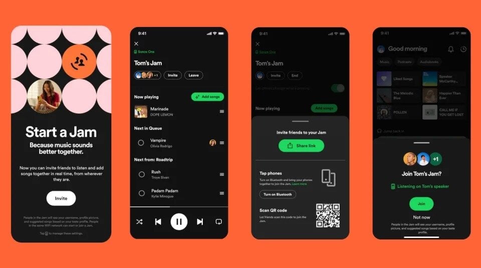 Το Spotify εγκαινιάζει το Jam, μια συνεργατική λίστα αναπαραγωγής σε πραγματικό χρόνο που ελέγχεται από έως και 32 άτομα