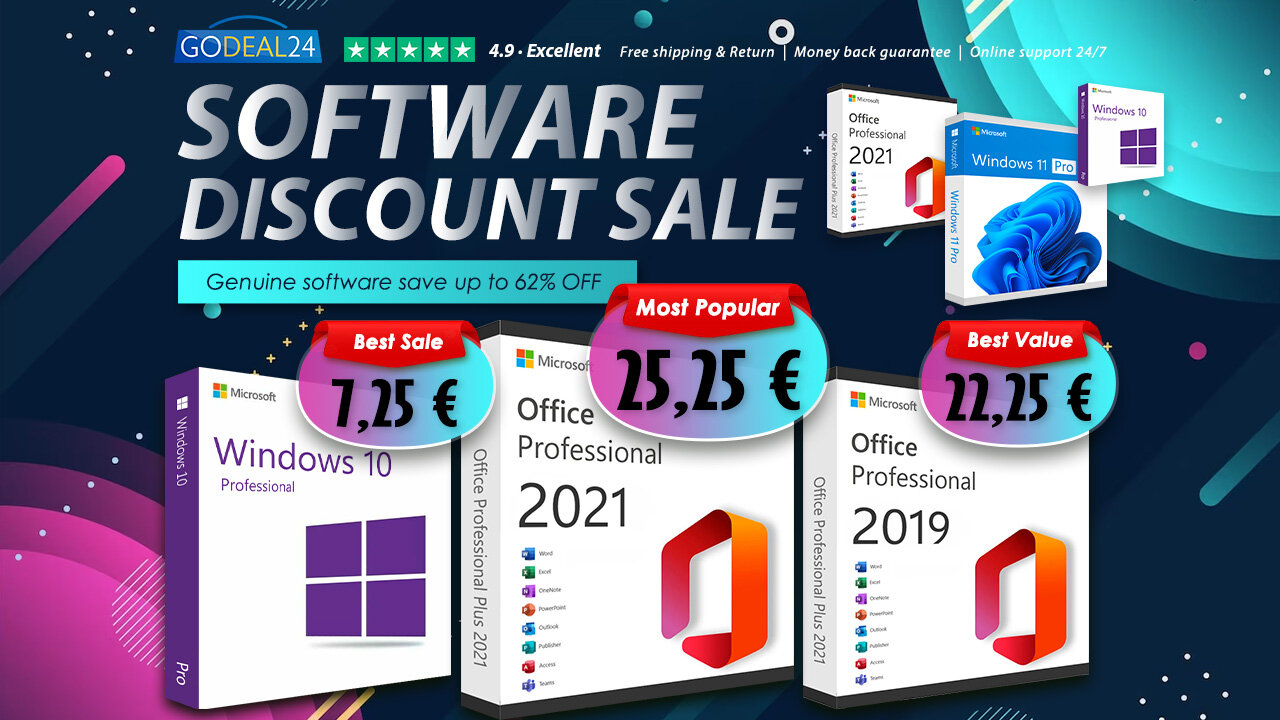 Office 2021 Pro Plus με μόλις 25.25€. Το Godeal24 σας μαθαίνει πώς να το κάνετε download, install και να το  ενεργοποιήσετε! 