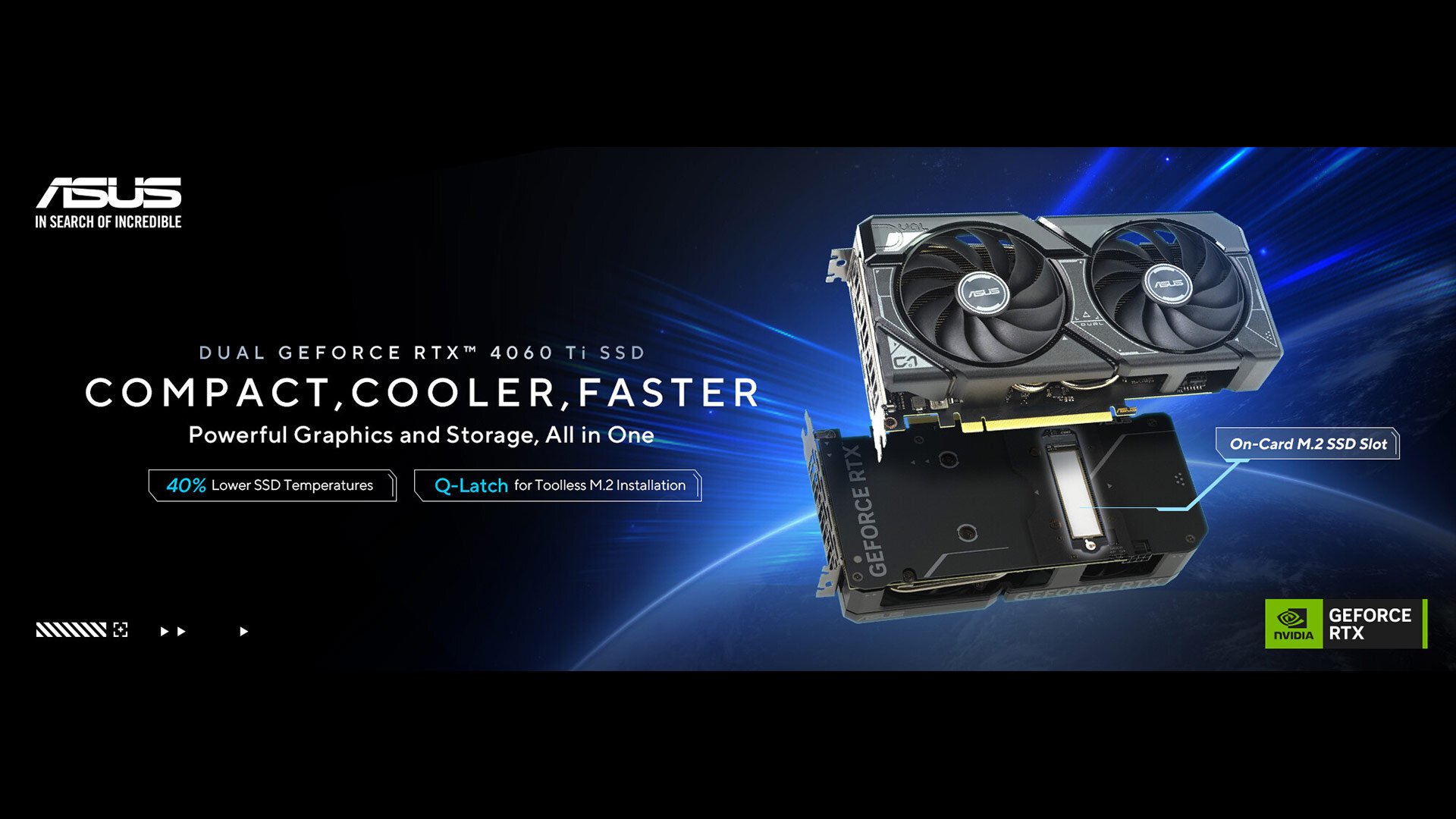 Η ASUS ανακοίνωσε την κάρτα γραφικών Dual GeForce RTX 4060 Ti SSD