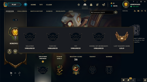 Περισσότερες πληροφορίες για "S13 League of Legend Acc Uranked"