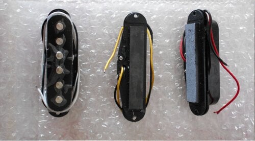 Περισσότερες πληροφορίες για "GFS vintage strat set, 3 μονοί μαγνήτες"
