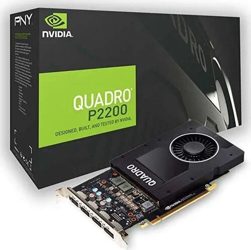 Περισσότερες πληροφορίες για "PNY NVIDIA Quadro P2200"