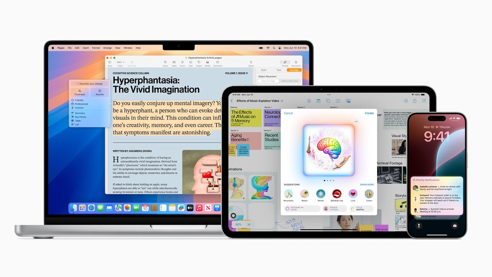 Περισσότερες πληροφορίες για "Apple Intelligence: όλες οι νέες λειτουργίες τεχνητής νοημοσύνης που έρχονται για iPhone και Mac"