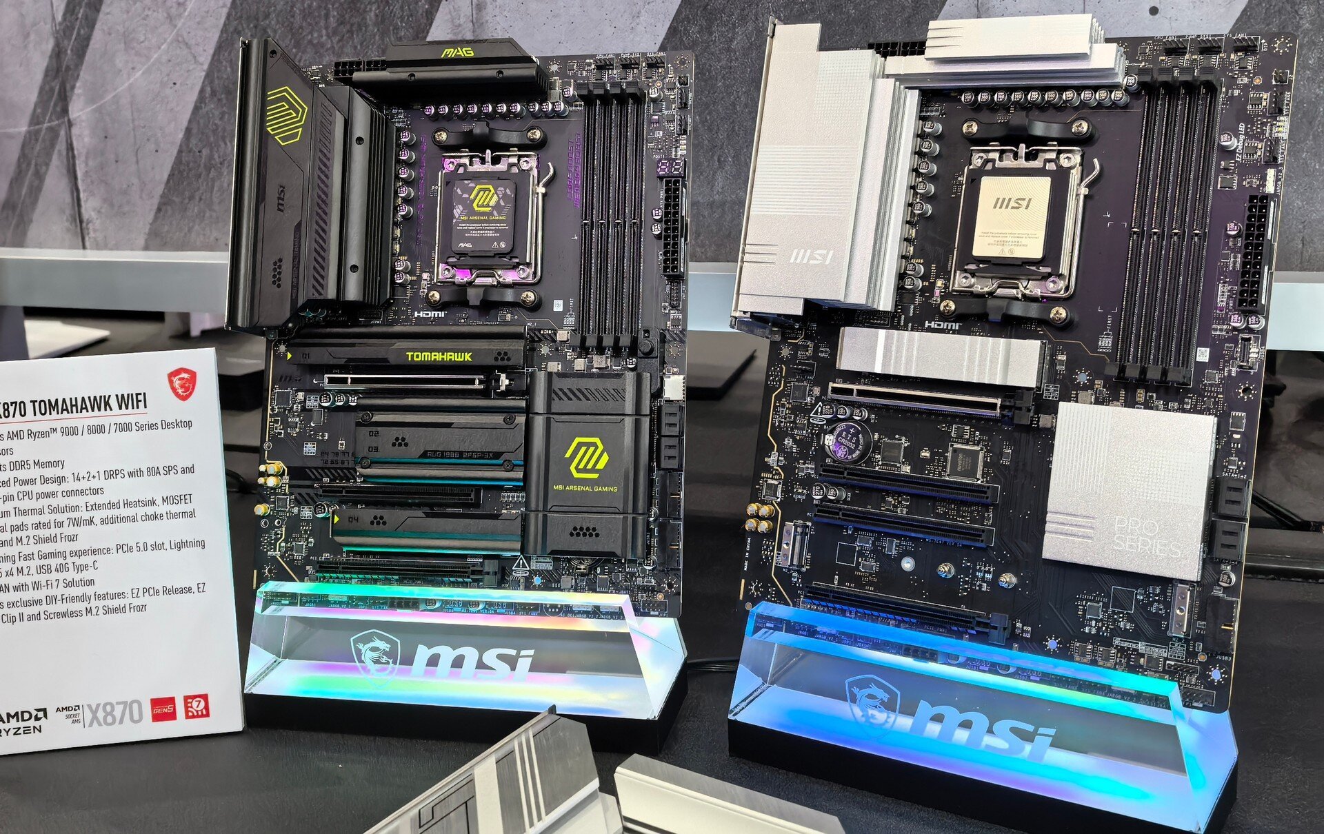 Μία πρώτη εικόνα για τα mainboards με chipsets AMD X870 και X870E για τους Ryzen 9000 Series από την έκθεση Computex 2024