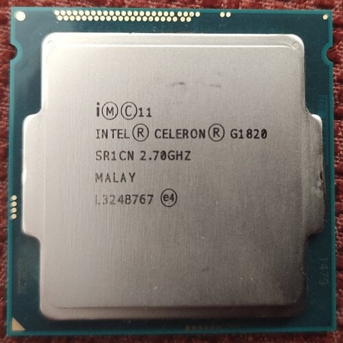 Περισσότερες πληροφορίες για "Intel® Celeron® Processor G1820 + Original Cooler - Socket 1150"