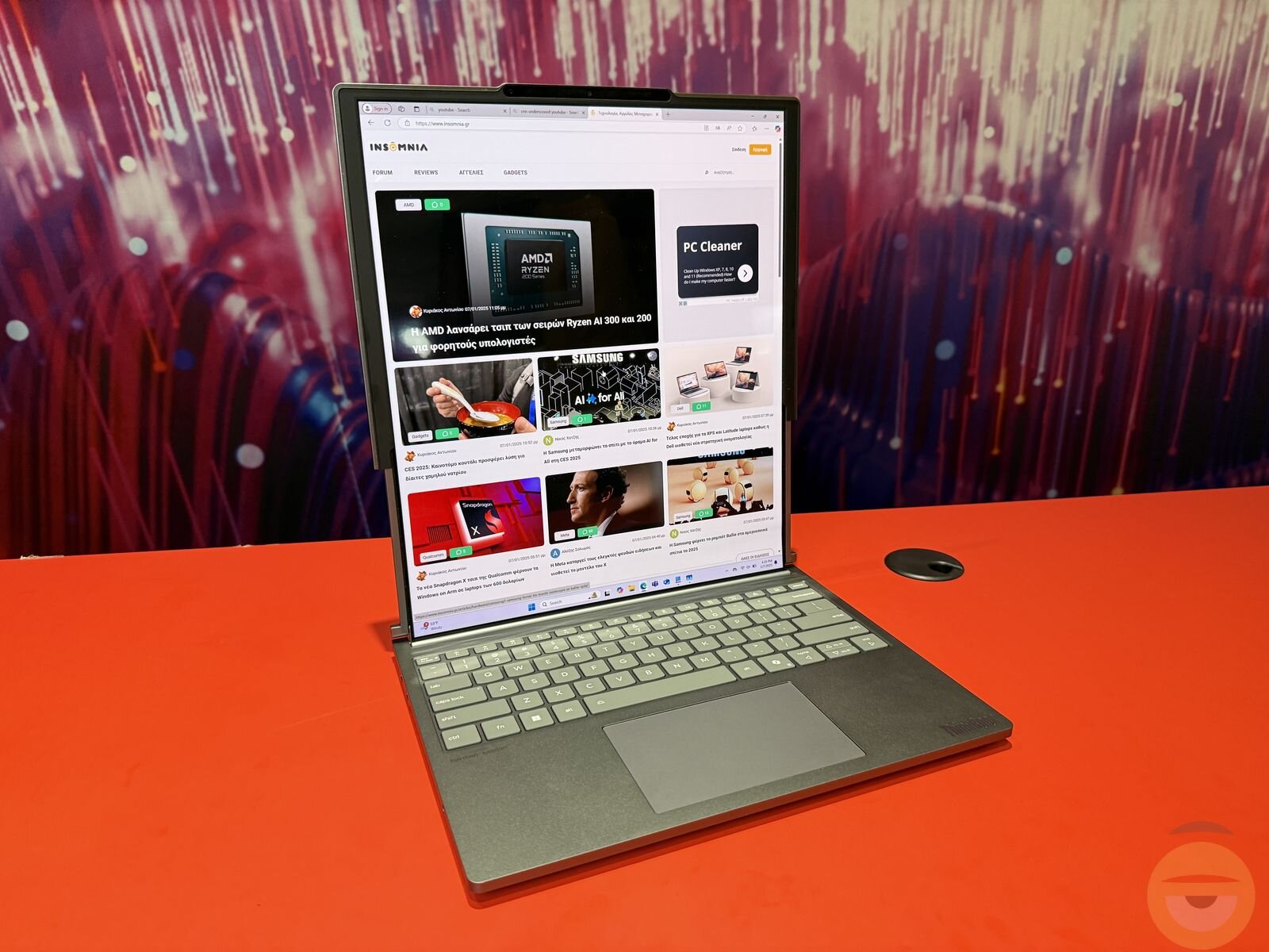 Η Lenovo παρουσιάζει στη CES το πρώτο laptop με rollable οθόνη  που θα κυκλοφορήσει φέτος