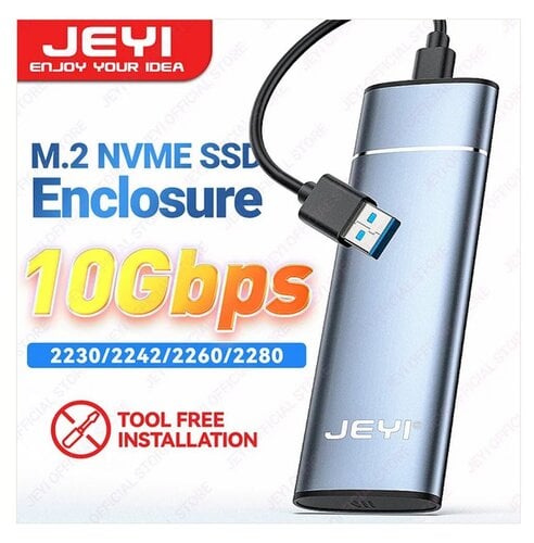 Περισσότερες πληροφορίες για "JEYI Aluminum M.2 NVME PCle SSD Enclosure Adapter, USB 3.2 Gen2 (10 Gbps) (ΣΦΡΑΓΙΣΜΕΝΟ)"