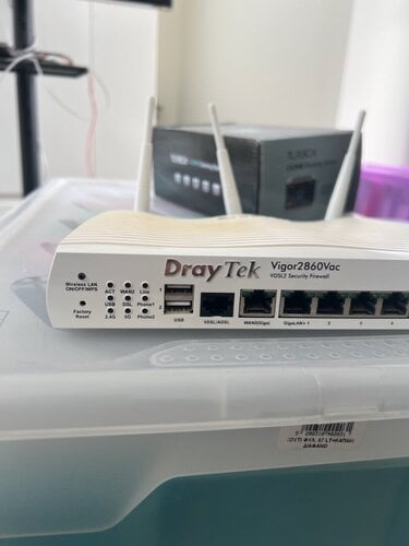 Περισσότερες πληροφορίες για "DrayTek Vigor2860Vac Router + DrayTek VigorAP 900 Access Point + DrayTek VigorAP 910C Access Point"