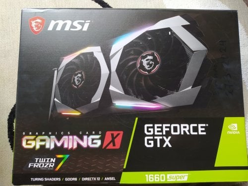Περισσότερες πληροφορίες για "MSI GeForce GTX 1660 Super 6GB GDDR6 Gaming X Κάρτα Γραφικών"