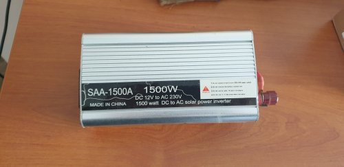 Περισσότερες πληροφορίες για "INVERTER 110V 1500WATT DC TO AC"