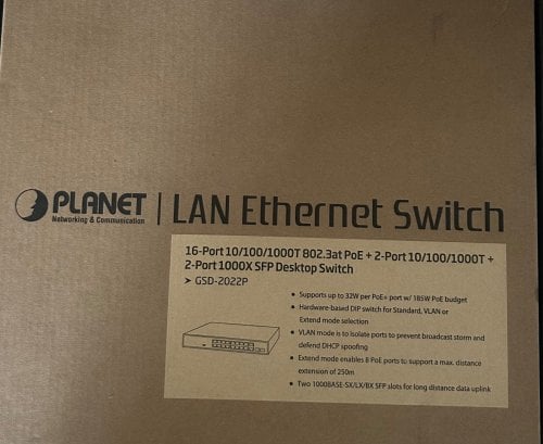 Περισσότερες πληροφορίες για "PLANET GSD 2022P UNMANAGED L2 POE SWITCH"
