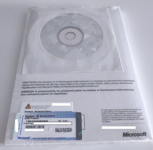 Περισσότερες πληροφορίες για "Windows 98SE (Second Edition) Ελληνικά σφραγισμένα και με δισκέτα εκκίνησης"