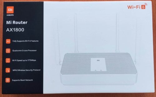 Περισσότερες πληροφορίες για "Xiaomi Mi Router AX1800 / Wi-Fi 6"