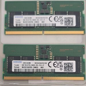 Περισσότερες πληροφορίες για "DDR5 Samsung ram 2 x 8gb"