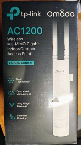 Περισσότερες πληροφορίες για "TP-LINK AC1200 / EAP225 Outdoor Access Point,"