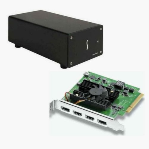 Περισσότερες πληροφορίες για "Blackmagic Design DeckLink Quad HDMI Recorder + Sonnet Echo Express SEL TBL3 PCIe Desktop 1 Slot bla"