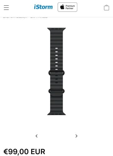 Περισσότερες πληροφορίες για "Apple Watch Ocean Band Black"