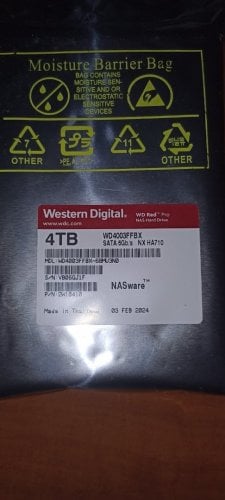 Περισσότερες πληροφορίες για "Western Digital Red Pro 4TB"