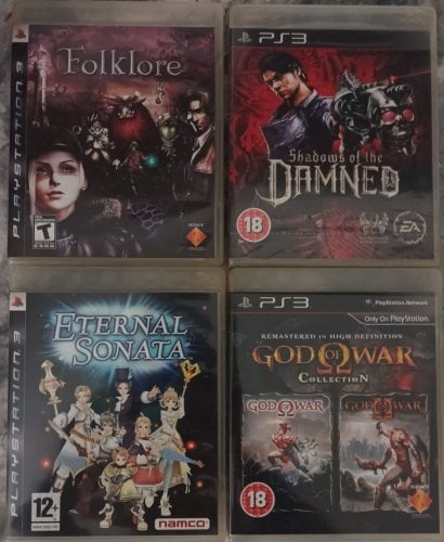 Περισσότερες πληροφορίες για "68 PS Games για  PS4(9) και PS3 (59)- Όλα μαζί 700ε"