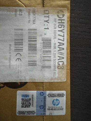 Περισσότερες πληροφορίες για "HP 8GB DDR3L -1600 1,35V SODIMM ALL - ΣΦΡΑΓΙΣΜΕΝΗ - NEA ΤΙΜΗ"